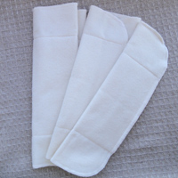 白うさぎの布ナプキン〔3枚セット〕画像